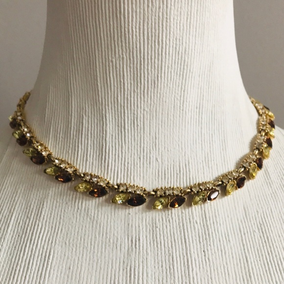 “Vintage Signed Bogoff”Couture Crystals Parure Necklace - Picture 4 of 7